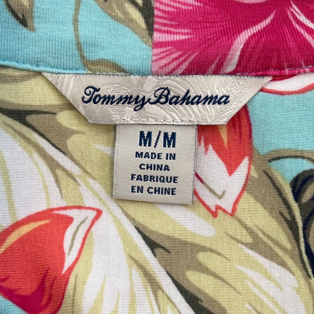 Tommy Bahama Turquoise Floral Halter Dress - Picture 7 of 10